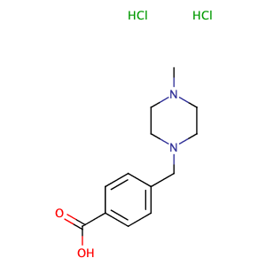 4-[(4-methyl-1-piperazinyl)methyl]-Benzoic acid, hydrochloride (1:2),CAS No. 106261-49-8.