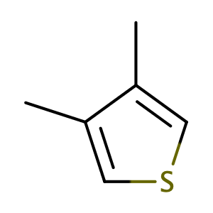 3,4 - Dimethylthiophene,CAS No. 632-15-5.