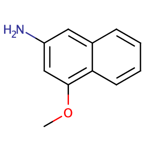 4-Methoxy-2-naphthylamine,CAS No. 2764-95-6.