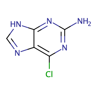 2-Amino-6-chloropurine,CAS No. 10310-21-1.