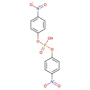 Bis(4-nitrophenyl) hydrogen phosphate,CAS No. 645-15-8.