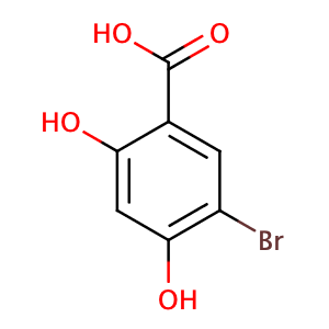 5-Bromo-2,4-dihydroxybenzoic acid,CAS No. 7355-22-8.