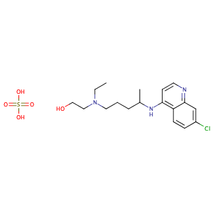 2-((4-((7-Chloroquinolin-4-yl)amino)pentyl)(ethyl)amino)ethanol sulfate,CAS No. 747-36-4.