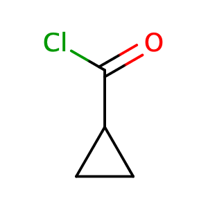 Cyclopropanecarboxylic acid chloride,CAS No. 4023-34-1.