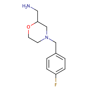 2-Aminomethy-4-(4-fluorobenzyl)morpholine,CAS No. 112914-13-3.