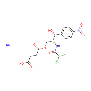 Chloramphenicol sodium succinate,CAS No. 982-57-0.