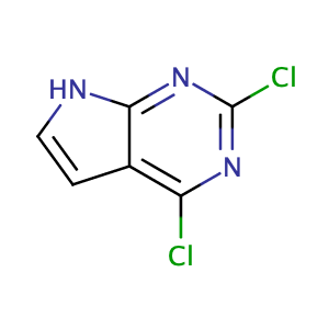 2,4-Dichloro-7H-pyrrolo[2,3-d]pyrimidine,CAS No. 90213-66-4.