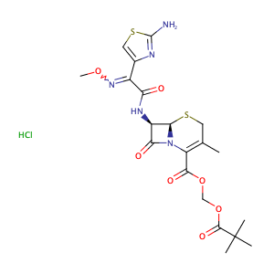 Cefetamet pivoxil hydrochloride,CAS No. 111696-23-2.