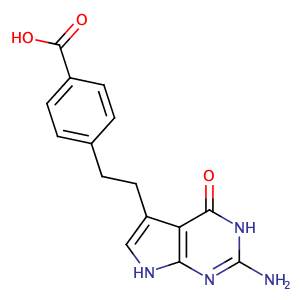 4-(2-(2-Amino-4-oxo-4,7-dihydro-1H-pyrrolo[2,3-d]pyrimidin-5-yl)ethyl)benzoic acid,CAS No. 137281-39-1.