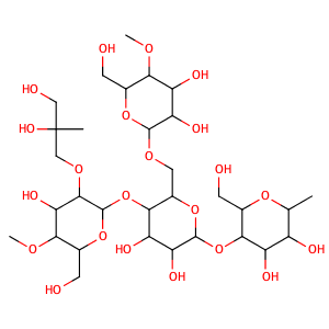 Hydroxypropyl starch,CAS No. 9049-76-7.