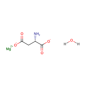 Magnesiumaspartat-trihydrat,CAS No. 7018-07-7.