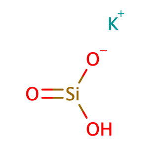 Potassium silicate,CAS No. 1312-76-1.