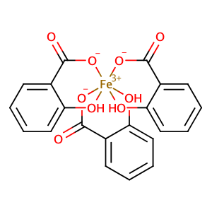 iron(III) salicylate,CAS No. 30492-15-0.