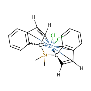 rac-Dimethylsilylbis(1-indenyl)zirconium dichloride,CAS No. 121009-93-6.