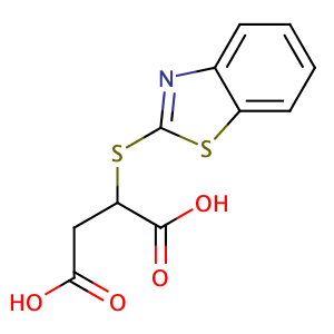 2-(Benzo[d]thiazol-2-ylthio)succinic acid,CAS No. 95154-01-1.