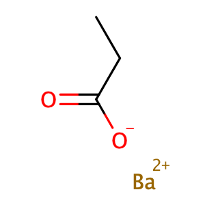 Propanoic acid, barium salt,CAS No. 5908-77-0.