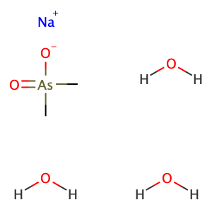 Sodium cacodylate trihydrate,CAS No. 6131-99-3.