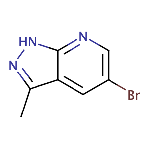 5-Bromo-3-methyl-1H-pyrazolo[3,4-b]pyridine,CAS No. 885223-65-4.
