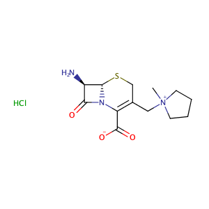 (R,R)-7-Amino-3-(1-methylpyrrolidinio)methyl-3-cephem-4-carboxylate hydrochloride,CAS No. 780810-20-0.