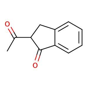 2-acetyl-2,3-dihydroinden-1-one,CAS No. 5350-68-5.