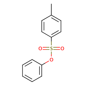 phenyl 4-methylbenzenesulfonate,CAS No. 640-60-8.