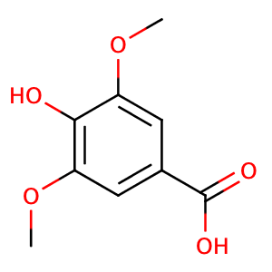 Syringic acid,CAS No. 530-57-4.