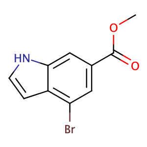 4-Bromo-6-indolecarboxylic acid methyl ester,CAS No. 882679-96-1.