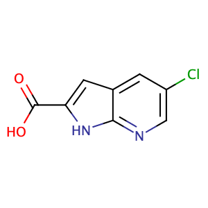 5-chloro-1H-pyrrolo[2,3-b]pyridine-2-carboxylicacid,CAS No. 800401-84-7.