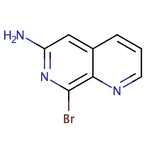 8-Bromo-1,7-naphthyridin-6-amine,CAS No. 5912-35-6.