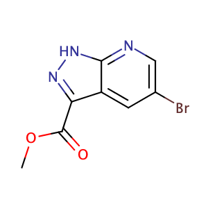 Methyl 5-bromo-1H-pyrazolo[3,4-b]pyridine-3-carboxylate,CAS No. 916325-84-3.