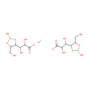 D-Gluconic acid, cyclic 4,5-ester with boric acid (H3BO3), calcium salt (2:1),CAS No. 5743-34-0.