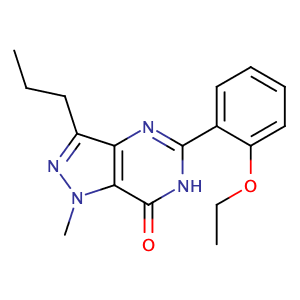 5-(2-Ethoxyphenyl)-1-methyl-3-propyl-1,6-dihydro-7H-pyrazolo[4,3-d]-7-pyrimidinone,CAS No. 139756-21-1.