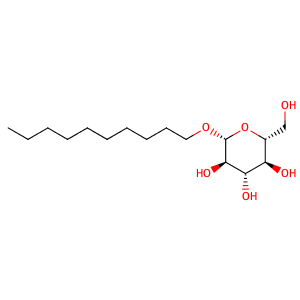 Decyl-beta-D-glucopyranoside,CAS No. 58846-77-8.