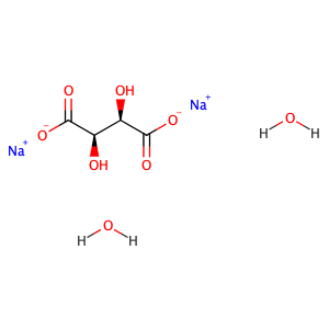 Disodium tartrate dihydrate,CAS No. 6106-24-7.