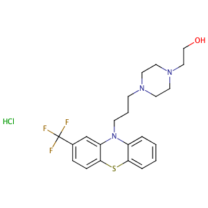 Fluphenazine hydrochloride,CAS No. 146-56-5.
