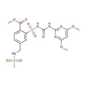 Mesosulfuron-methyl,CAS No. 208465-21-8.