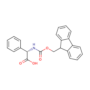 (S)-2-((((9H-Fluoren-9-yl)methoxy)carbonyl)amino)-2-phenylacetic acid,CAS No. 102410-65-1.