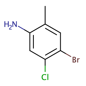 4-bromo-5-chloro-2-methylaniline,CAS No. 30273-47-3.