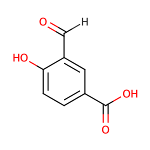 3-formyl-4-hydroxybenzoic acid,CAS No. 584-87-2.