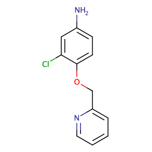 Benzenamine, 3-chloro-4-(2-pyridinylmethoxy)-,CAS No. 524955-09-7.