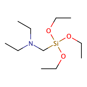 Diethyl amino methyl triethoxy silane,CAS No. 15180-47-9.