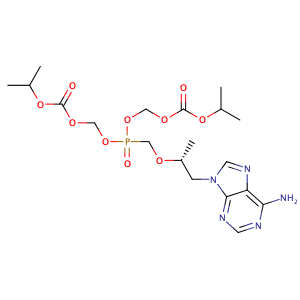 (R)-(((((1-(6-Amino-9H-purin-9-yl)propan-2-yl)oxy)methyl)phosphoryl)bis(oxy))bis(methylene) diisopropyl dicarbonate,CAS No. 201341-05-1.