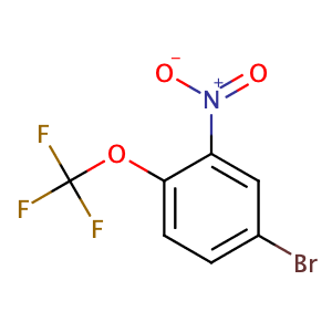 4-Bromo-2-nitro(trifluoromethoxy)benzene,CAS No. 95668-20-5.