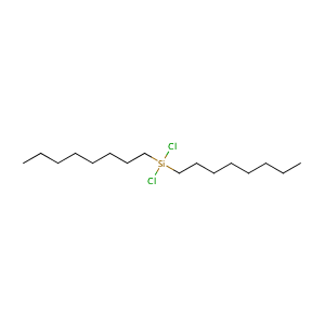 dichloro(dioctyl)silane,CAS No. 18416-07-4.