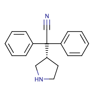 (S)-alpha,alpha-Diphenyl-3-pyrrolidineacetamide,CAS No. 133099-11-3.