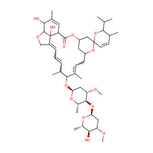 Avermectin B1b,CAS No. 65195-56-4.