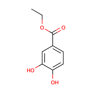 Ethyl 3,4-dihydroxybenzoate,CAS No. 3943-89-3.