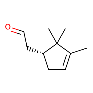Campholenic aldehyde,CAS No. 4501-58-0.