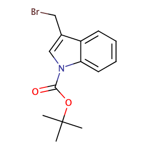 t-Butyl-3-bromomethylindole-1-carboxylate,CAS No. 96551-21-2.