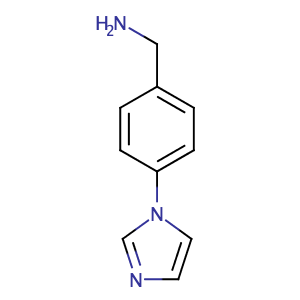 1-[4-(1H-Imidazol-1-yl)phenyl]methanamine,CAS No. 65113-25-9.